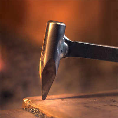 E Head Plain Stamp - Welded Handle