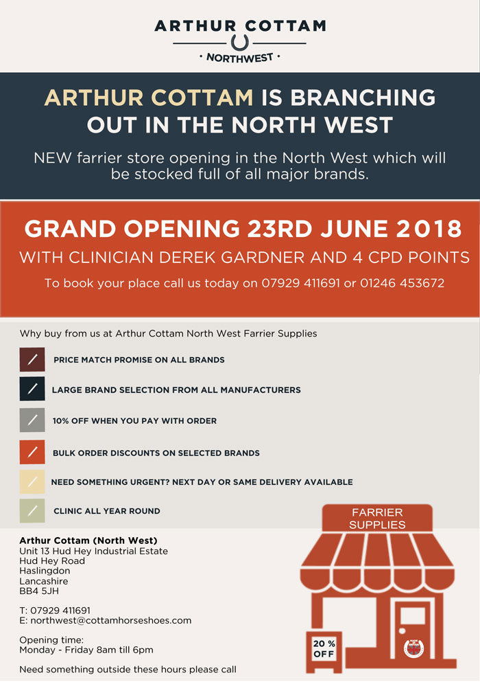 Clinic at the new Arthur Cottam's North West